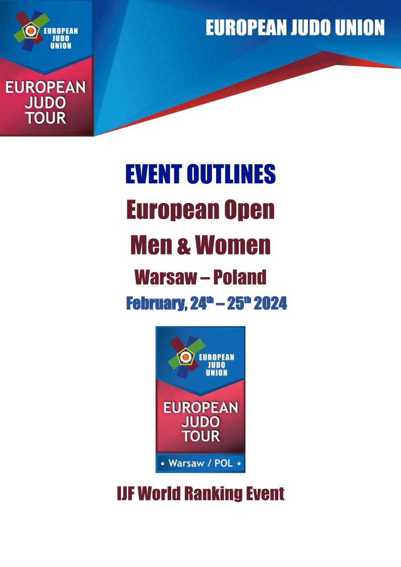 7 Judokas Navarros en la European Cup de Varsovia. 24-02-24. RESULTADOS.